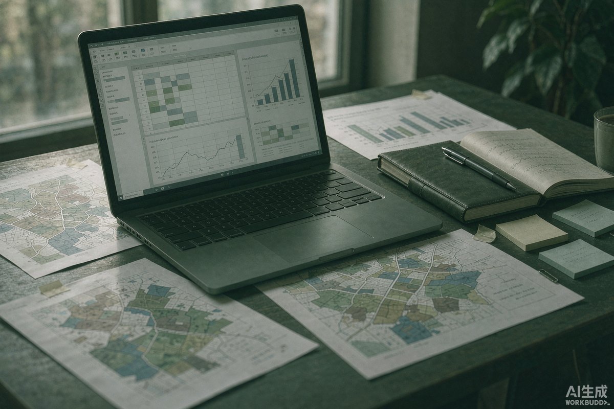 City streets and skyline analysed in a market analysis report
